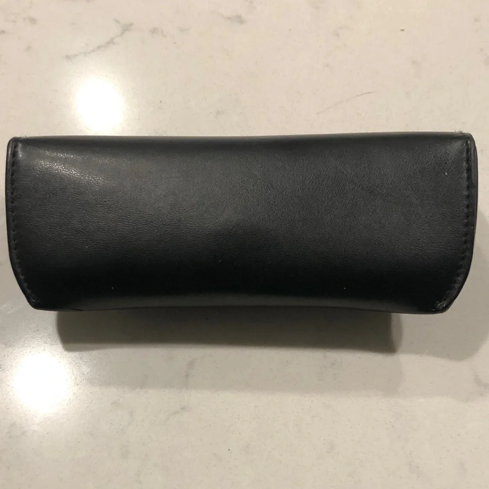 Black Leather Ralph Lauren Sunglasses Case